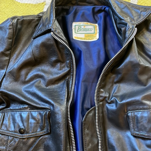 Brimaco used leather jacket from early 90s! - Picture 2 of 3